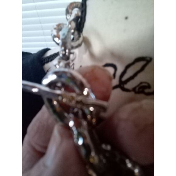 Designer IPPOLITA Sterling Silver 925 Hammered Graduated Bastille Necklace Chain - Picture 3 of 9